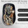 Skin dán chuột Logitech MX Anywhere mẫu Dragon Ball Goku Super Saiyan 2 7vnr54