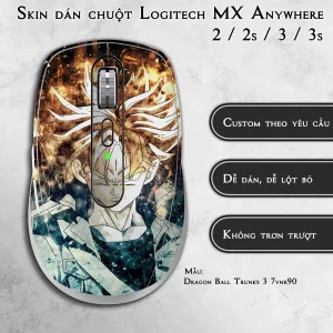 Skin dán chuột Logitech MX Anywhere mẫu Dragon Ball Trunks 3 7vnr90