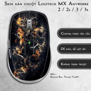 Skin dán chuột Logitech MX Anywhere mẫu Dragon Ball Trunks 7vnr91