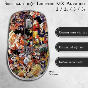 Skin dán chuột Logitech MX Anywhere mẫu Dragonball