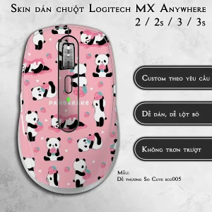 Skin dán chuột Logitech MX Anywhere mẫu Dễ thương So Cute scu005