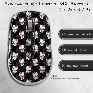 Skin dán chuột Logitech MX Anywhere mẫu Dễ thương So Cute scu044