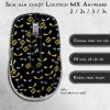 Skin dán chuột Logitech MX Anywhere mẫu Fendi Monster fen03