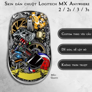 Skin dán chuột Logitech MX Anywhere mẫu Grafiti