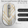 Skin dán chuột Logitech MX Anywhere mẫu hình học viền vàng Skin dán chuột Logitech MX Anywhere mẫu hình học viền vàng