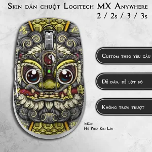 Skin dán chuột Logitech MX Anywhere mẫu Hộ Pháp Kim Lân