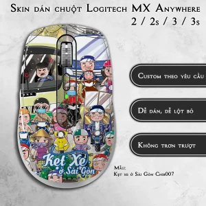 Skin dán chuột Logitech MX Anywhere mẫu Kẹt xe ở Sài Gòn Chib007