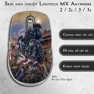 Skin dán chuột Logitech MX Anywhere mẫu Kỳ Lân Trấn Quốc