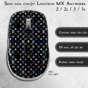 Skin dán chuột Logitech MX Anywhere mẫu LV lv007