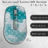 Skin dán chuột Logitech MX Anywhere mẫu LV xanh Skin dán chuột Logitech MX Anywhere mẫu LV xanh