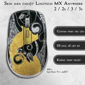 Skin dán chuột Logitech MX Anywhere mẫu Lợn Sung Túc lsm027