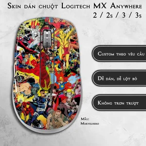 Skin dán chuột Logitech MX Anywhere mẫu Marvelhero