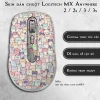 Skin dán chuột Logitech MX Anywhere mẫu mèo tím hồng xanh scu063 Skin dán chuột Logitech MX Anywhere mẫu mèo tím hồng xanh scu063