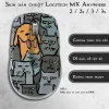 Skin dán chuột Logitech MX Anywhere mẫu Mèo xám và chó cam scu064 Skin dán chuột Logitech MX Anywhere mẫu Mèo xám và chó cam scu064