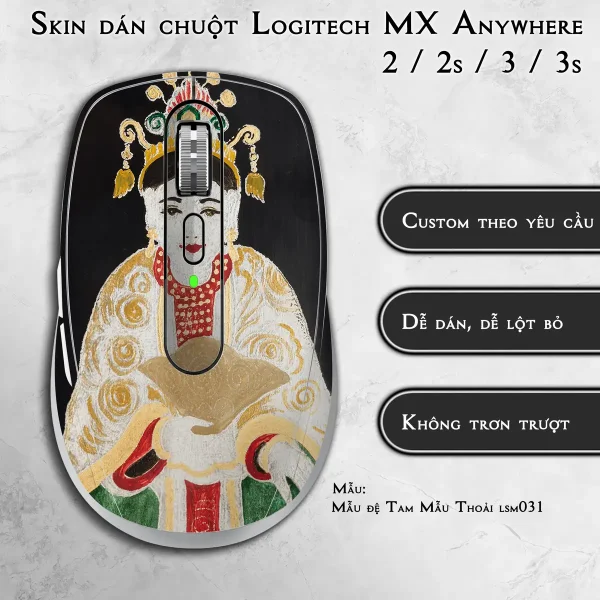 Skin dán chuột Logitech MX Anywhere mẫu Mẫu đệ Tam Mẫu Thoải lsm031