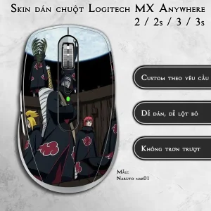 Skin dán chuột Logitech MX Anywhere mẫu Naruto nar01