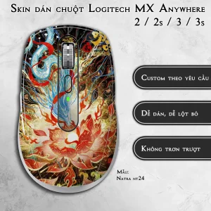 Skin dán chuột Logitech MX Anywhere mẫu Natra nt24