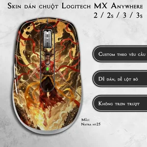 Skin dán chuột Logitech MX Anywhere mẫu Natra nt25