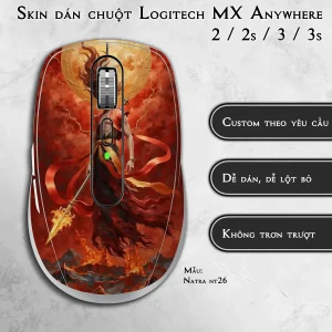 Skin dán chuột Logitech MX Anywhere mẫu Natra nt26