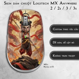 Skin dán chuột Logitech MX Anywhere mẫu Natra nt31