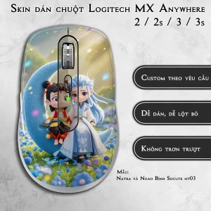 Skin dán chuột Logitech MX Anywhere mẫu Natra và Ngao Bính Socute nt03