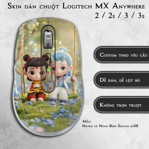 Skin dán chuột Logitech MX Anywhere mẫu Natra và Ngao Bính Socute nt08