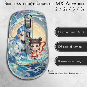 Skin dán chuột Logitech MX Anywhere mẫu Natra và Ngao Bính Socute nt12