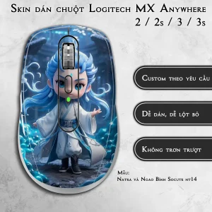 Skin dán chuột Logitech MX Anywhere mẫu Natra và Ngao Bính Socute nt14