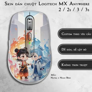 Skin dán chuột Logitech MX Anywhere mẫu Natra x Ngao Bính