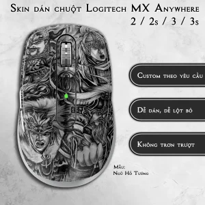 Skin dán chuột Logitech MX Anywhere mẫu Ngũ Hổ Tướng