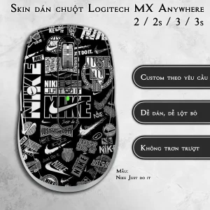 Skin dán chuột Logitech MX Anywhere mẫu Nike Just do it