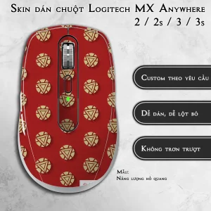 Skin dán chuột Logitech MX Anywhere mẫu Năng lượng hồ quang