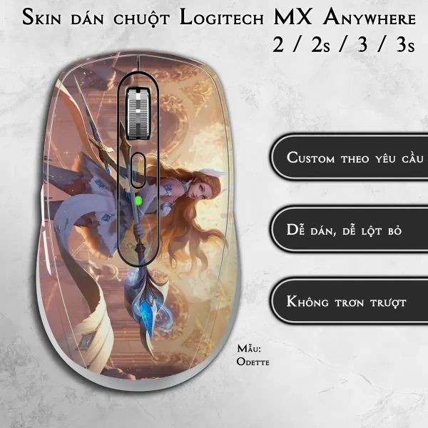 Skin dán chuột Logitech MX Anywhere mẫu Odette