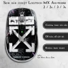 Skin dán chuột Logitech MX Anywhere mẫu Off White Black Dope Skin dán chuột Logitech MX Anywhere mẫu Off White Black Dope