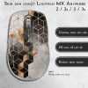 Skin dán chuột Logitech MX Anywhere mẫu Ombre cubes xám vàng Skin dán chuột Logitech MX Anywhere mẫu Ombre cubes xám vàng