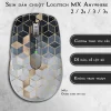 Skin dán chuột Logitech MX Anywhere mẫu Ombre cubes đen bạc Skin dán chuột Logitech MX Anywhere mẫu Ombre cubes đen bạc