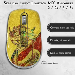 Skin dán chuột Logitech MX Anywhere mẫu Rồng Phương Đông