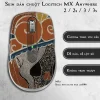 Skin dán chuột Logitech MX Anywhere mẫu Skull with silver hair lsm046 Skin dán chuột Logitech MX Anywhere mẫu Skull with silver hair lsm046