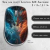Skin dán chuột Logitech MX Anywhere mẫu Song long Skin dán chuột Logitech MX Anywhere mẫu Song long