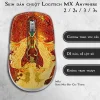 Skin dán chuột Logitech MX Anywhere mẫu Song Ngư Bát Cát Tường Skin dán chuột Logitech MX Anywhere mẫu Song Ngư Bát Cát Tường