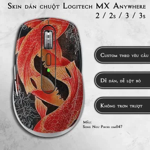 Skin dán chuột Logitech MX Anywhere mẫu Song Ngư Pisces lsm047