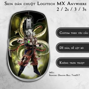 Skin dán chuột Logitech MX Anywhere mẫu Songoku Dragon Ball 7vnr017