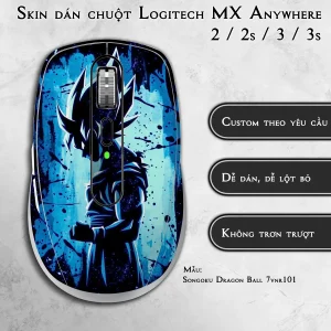 Skin dán chuột Logitech MX Anywhere mẫu Songoku Dragon Ball 7vnr101