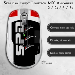Skin dán chuột Logitech MX Anywhere mẫu SPD atk406