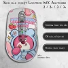 Skin dán chuột Logitech MX Anywhere mẫu Strawberry Bear Skin dán chuột Logitech MX Anywhere mẫu Strawberry Bear