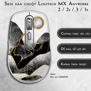 Skin dán chuột Logitech MX Anywhere mẫu Sơn mài GSM045