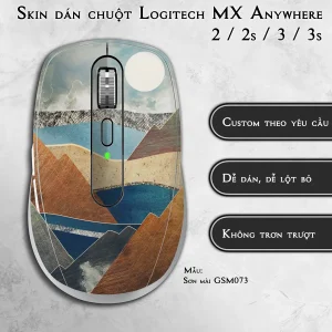 Skin dán chuột Logitech MX Anywhere mẫu Sơn mài GSM073