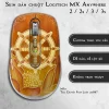 Skin dán chuột Logitech MX Anywhere mẫu Tam Chuyển Pháp Luân lsm067 Skin dán chuột Logitech MX Anywhere mẫu Tam Chuyển Pháp Luân lsm067