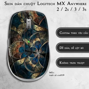 Skin dán chuột Logitech MX Anywhere mẫu thiết kế atk019