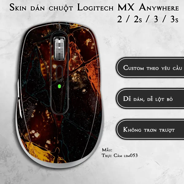 Skin dán chuột Logitech MX Anywhere mẫu Trực Cảm lsm053